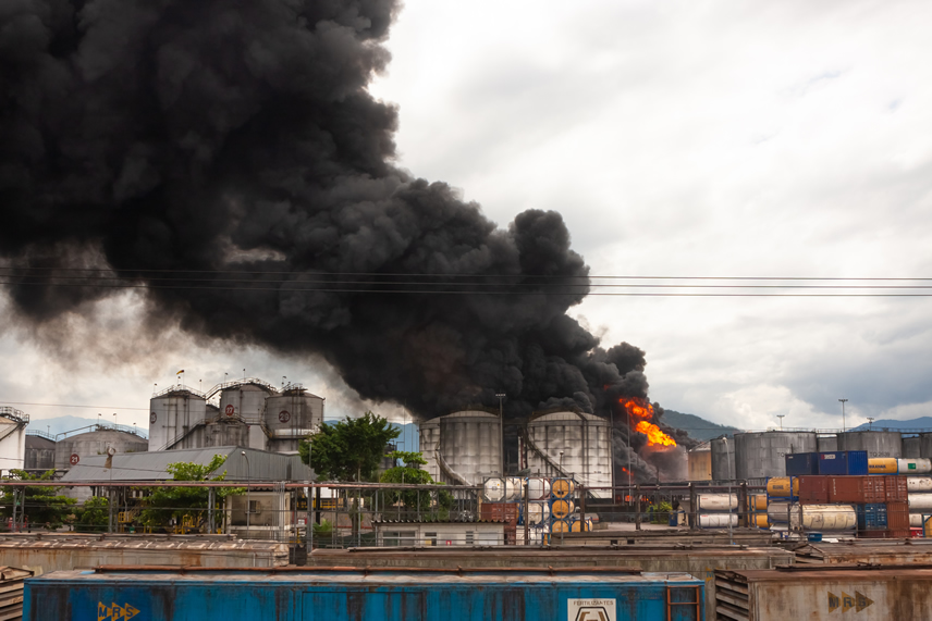 Imagem ilustrativa de análise de riscos industriais e gestão ambiental